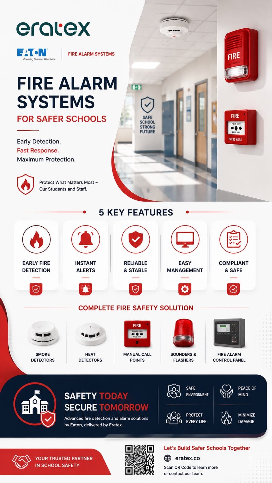 eratex one-pager: Fire Alarm Systems for Safer Schools